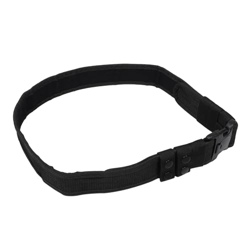 Kisangel Outdoor Training Belt with Heavy Duty Fastener Retainer Snap Strap for Hiking Camping and Duty Use Versatile Webbing Strap for Men