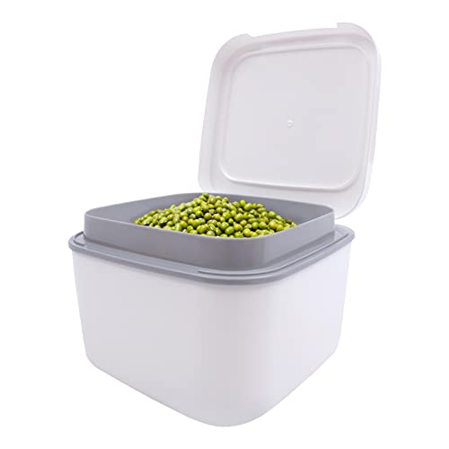 Mehlbehälter 5KG Getreidetank Vorratsbehälter Küche Vorratsdosen Mehl Rice Container Küchenvorratsbehälter Geschlossener Vorratsbehälter für Mehl Reis und Körner Cover