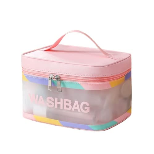Cosmetic Travel Wash Bag Organizer | Portable Transparent Makeup & Toiletry Pouch for Women & Girls | Multipurpose Waterproof Carry Organizer for Travel & Daily Use-image-27
