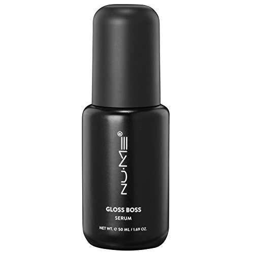 NuMe Gloss Boss Hair Shine Anti Frizz Serum with Argan, Macadamia, Sunflower, Grape Seed Oil and Vitamin E - Protect from Heat Styling, 1.69 Ounces