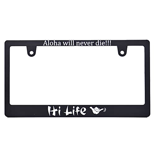 Amazon | 【新法規対応品】 HI LIFE ナンバーフレーム 1枚 艶消し