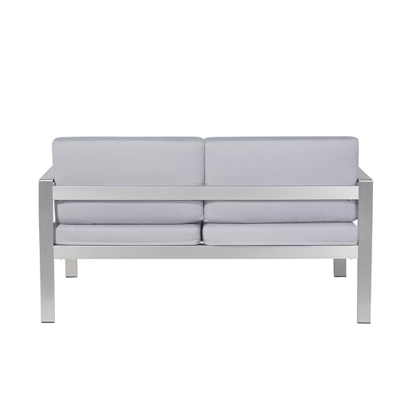 Gartenset Salerno Aluminium Hellgrau