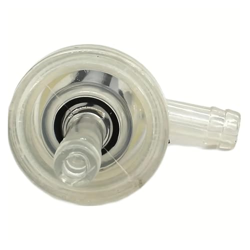 2 filtres à carburant en ligne à 90° 6 mm avec boîtier transparent compact