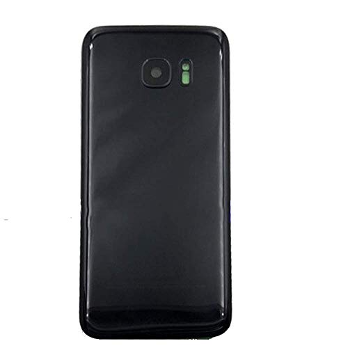 Réparer vitre arrière Galaxy S7 Edge G935F cassée avec ce cache batterie Black Pearl complet