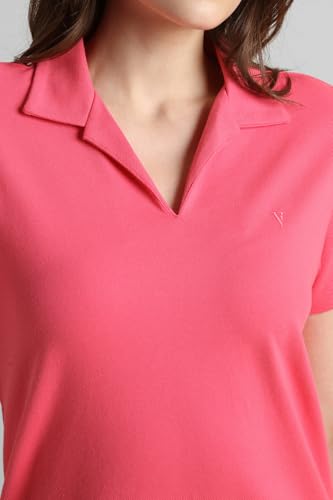 Image of Van Heusen Women's Solid Regular Fit T-Shirt