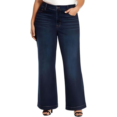 Jessica Simpson Women's True Love Trouser Wide Leg Jean