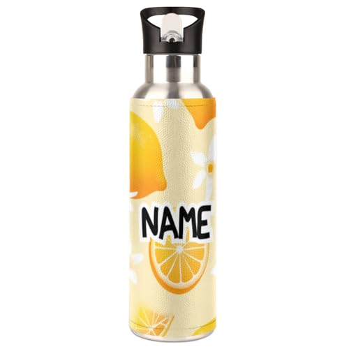 Botella de Agua Personalizada Gumuslen Acero Inoxidable con Aislamiento al Vacío y Tapa Antiderrames Multicolor