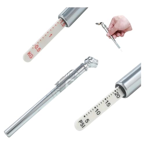 Auto Car Vehicle Motor Tyre Tire Air Pressure 5-50PSI Mini Test Trackier Metier Gauge Pen Quick Check Tire Pressure Gauge