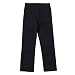 Bienzoe Boy's School Uniforms Flat Front Cotton Twill Adjust Waist Pants