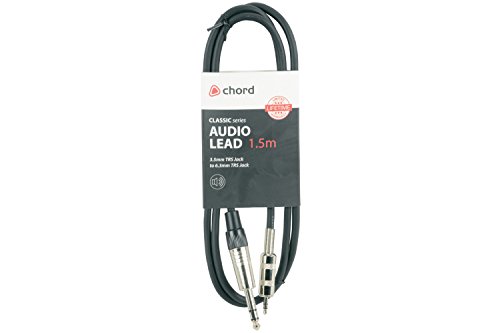 Classic 3.5mm Jack to 6.3mm Jack Leads, Copper, 1.5 METRE - Image 2