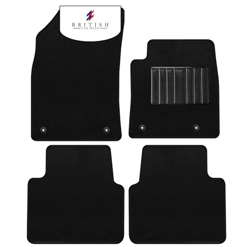 Alfombrilla antideslizante Opel Crossland con talonera PVC acolchada BCM