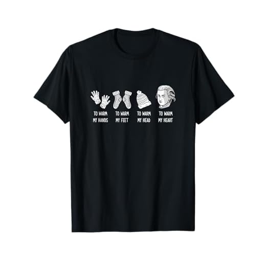 Mozart Warm Your Heart - Idea de regalo para músicos Camiseta