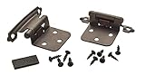 Amerock | Face Frame Cabinet Hinge | Variable Overlay ?inge | Oil Rubbed Bronze | 2 Pack | Self-Closing ?inge | Face Mount Ｈinge | Cabinet Door ᕼinge