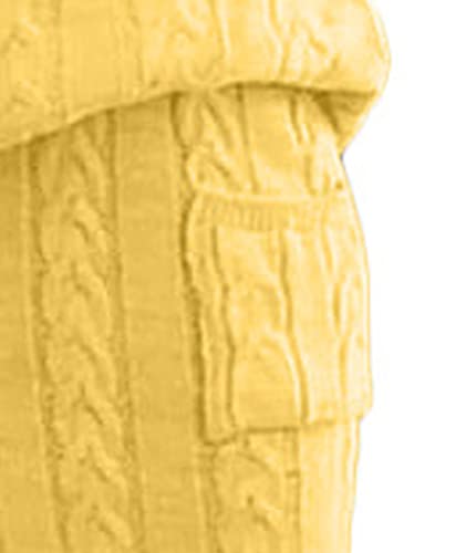 Image of Sexyshine Women's Cable Knit Long Skirt 2 Piece Outfit Chunky Oversized Pullover Sweater Top and Long Pencil Skirt Sets