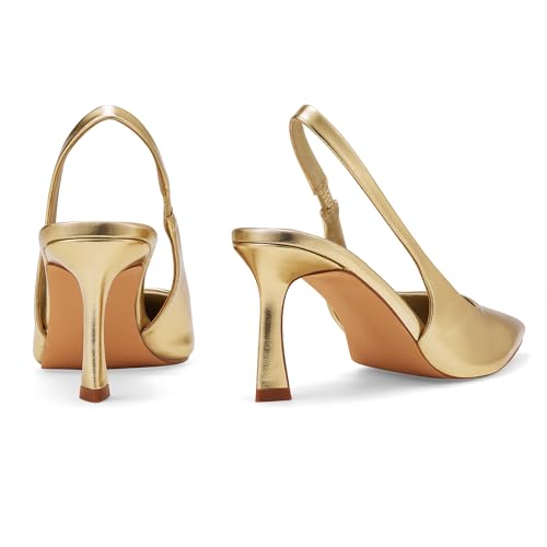 Elisabet Tang Women's Slingback Stiletto Pumps 4 Inch Sexy Pointed Closed Toe High Heels Shoes for Women Fashion Dress Wedding Party Prom3