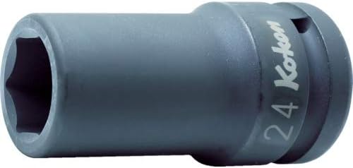 Ko-ken 16301X-27 3/4 Sq. Dr. Socket 27mm 6 point Length 75mm Thin walled