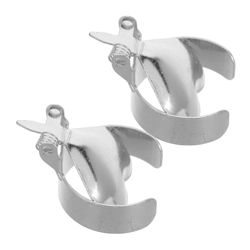 Gatuida 2pcs Heart Shaped Metal Candle Snuffer Candle Extinguisher Tool for Weddings and Home Decor Elegant Design Sturdy Material