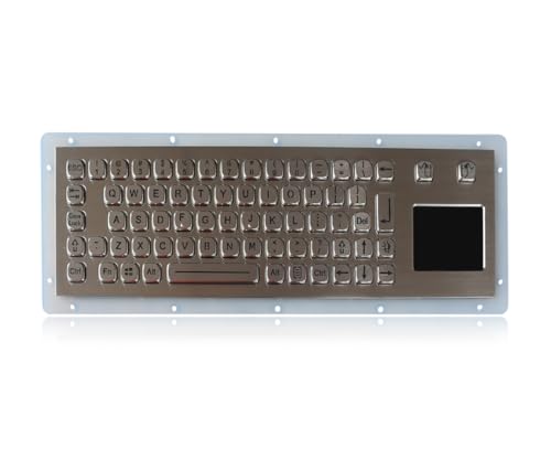 Newdesy K-TEK-A343TP-BL-DWP �X�e�����X�X�`�[�� �H�Ɨp�L�[�{�[�h �^�b�`�p�b�h�t�� IP65�h�� �j��h�~ ���A�p�l���}�E���g 70�L�[ �o�b�N���C�gUSB�t�� �H�Ɨp �z�� ��� �����L�I�X�N