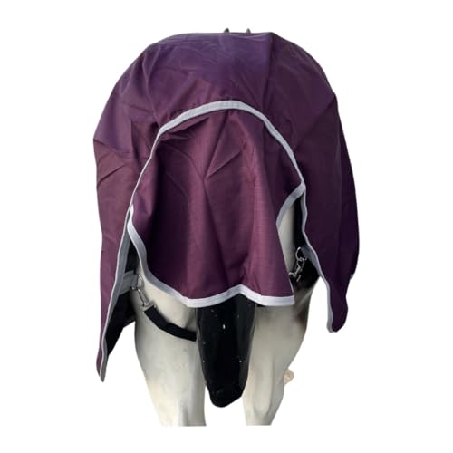 Image of 1200 Denier Horse RAIN Sheet | Horse RAINSHEET (Waterproof & Breathable) (Plum-Grey, 76)