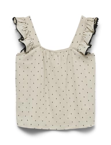 Haut sans manches crème Vero Moda M pour vos terrasses d'été