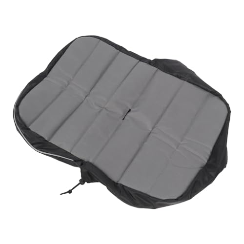 Rain Grass Mower Cover with Elastic Hem, 2 Mesh Bags, Universal Fit, Additional Padding, Gray, for Lawnmowers, Tractor, Tractor