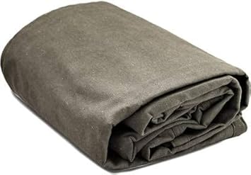 Heavy Duty Tarpaulin 600 GSM Canvas - Commercial Canvas TIRPAL Waterproof 9x6 ft- 100% Waterproof Military Grade, Industrial TIRPAL - UV Resistant TARP, RUSTPROOF (15x18 ft)