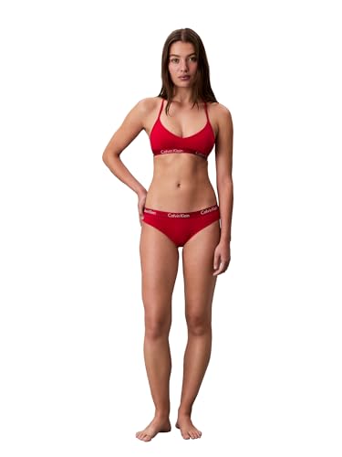 Image of Calvin Klein Women's Motive Cotton Lightly Lined Bralette Bra