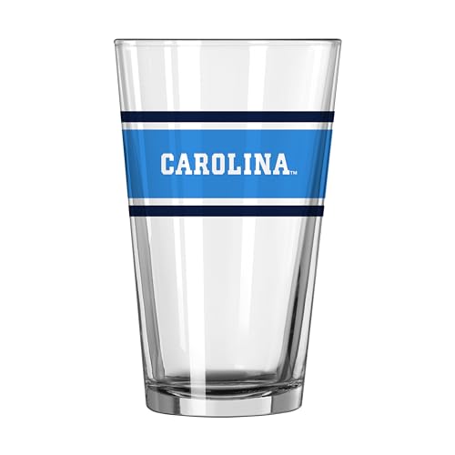 Image of Logo Brands NCAA 16 oz Pint Glass - Durable Glass With Bold Team Color- Chip-Resistant Rim Drinkware For Fans, Tailgates, Home Bars & Everyday Use