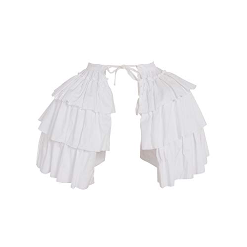 VintageCos White Crinoline Pannier Underskirt Victorian Dress Petticoat for Women
