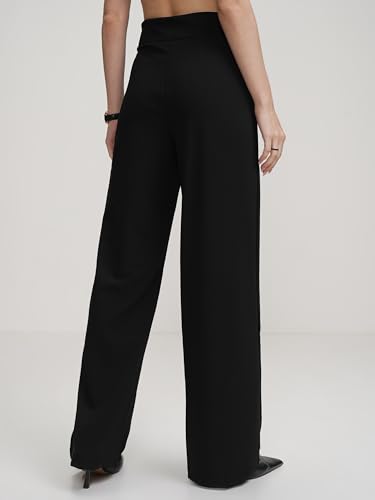 Image of Tokyo Talkies High & Mid Rise Stretchable Flared Trousers | Formal, Casual and All Day wear