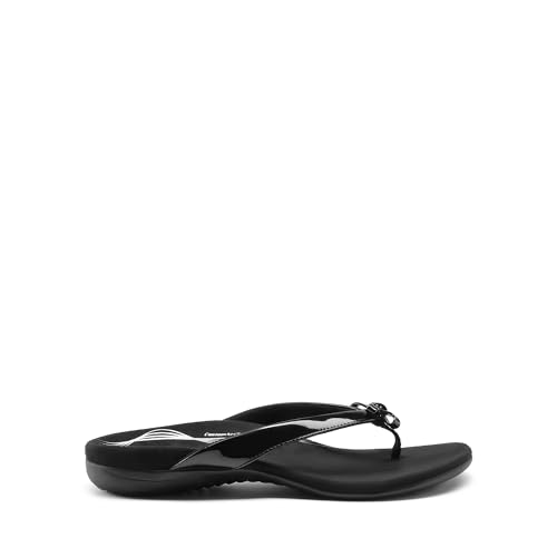 DREAM PAIRS Women's Arch Support Flip Flops Comfortable Dressy Orthopedic Thong Sandals Slides with Bow for Walking Summer Vacation3