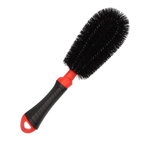 NIGRIN Bike Care Felgen Reinigungsbürste, hochwertige Felgen/Allround Bürste, ideal für Felgen, Speichen, Laufräder und Naben, Schlag- und Rutschfester Griff schwarz, rot 1 Stück NIGRIN Bike Care Felgen Reinigungsbürste, hochwertige Felgen/Allround Bürste, ideal für Felgen, Speichen, Laufräder und Naben, Schlag- und Rutschfester Griff schwarz, rot 1 Stück
