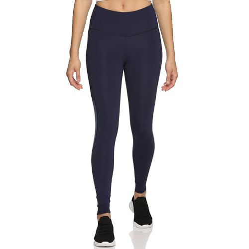 Image of JOLGER Women's High-Waisted Yoga & Workout Tights - Ultra-Stretch Fabric with Breathable Mesh Panels, Moisture-Wicking Leggings for Yoga, Pilates, Running, and Gym Training. Performance Activewear.