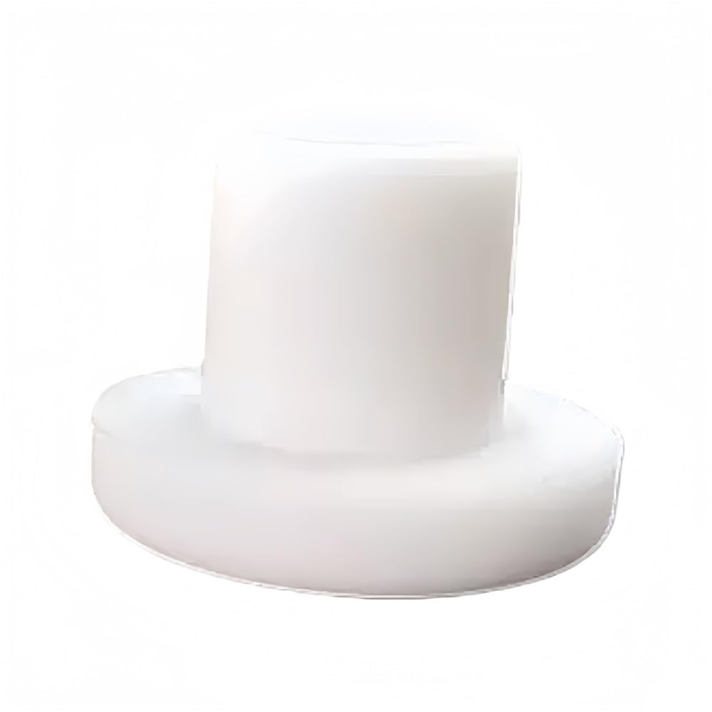 T Type Plug Seal Stopper, Water Resistance Screw Holes Silicone Rubber Plugs Male Hole Sealing Caps 10pcs(White,5.8mm)