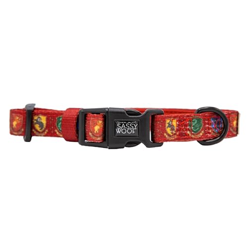 Sassy Woof Dog Collar Harry Potter™ - S, Adjustable, Durable, Comfortable and Stylish Pet Accessories for Small Dogs - Officially Licensed