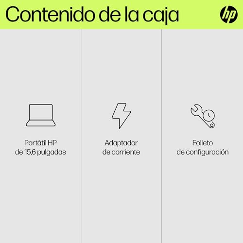 HP Ordenador portátil 15.6" FHD (Intel Core i5-1334U, 16GB RAM, 1TB SSD, Intel Iris Xe Graphics, Windows 11) Plata y Azul - Teclado QWERTY Español