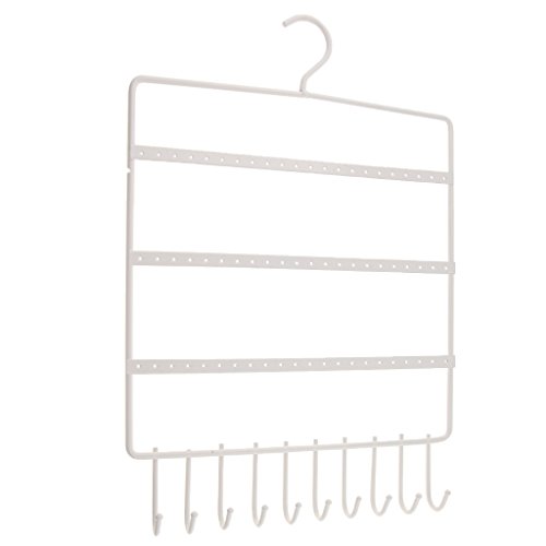 gazechimp Suporte De Parede Suporte Para Rack De 120 Furos Suporte Para Vitrine Organizador De Jóias