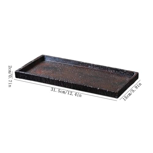 Soucoupe rectangulaire pour arrangement floral sans taches de terre au jardin - 3