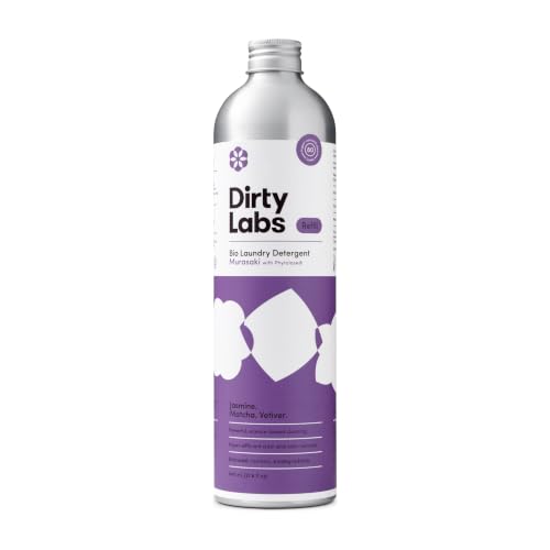 Dirty Labs | Murasaki Scent | Bio-Liquid Laundry Detergent | 80 Loads (21.6 fl oz) | Hyper-Concentrated | High Efficiency & Standard Machine Washing | Nontoxic,...