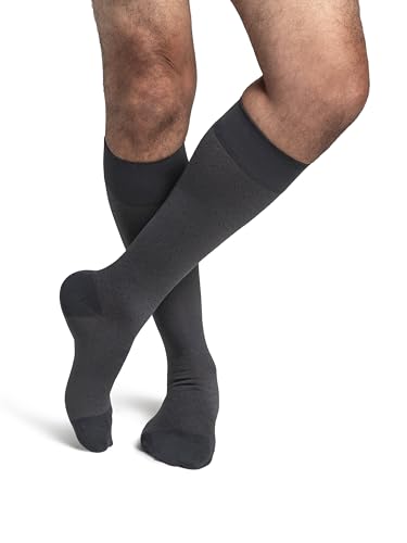Image of Sigvaris Women's Style Microfiber Patterns 830 Closed Toe Calf-High Socks 20-30mmHg