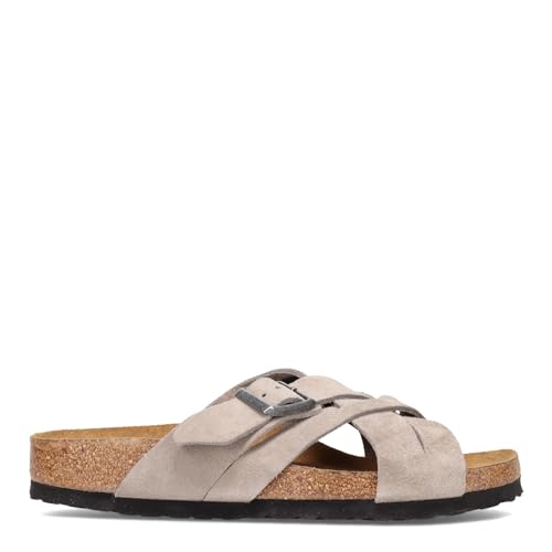 Image of Birkenstock Lugano Soft Footbed Suede Sandals