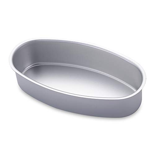 Oval Cake Pan. CHEFMADE Ellipse Cheese Cake Pan, 8Inch NonStick Oval