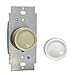 Leviton 6639-IW 1.5-Amp 120-Volt AC 60Hz Single-Pole Trimatron Quiet Step Electro-Mechanical Rotary Fan Speed Control, White