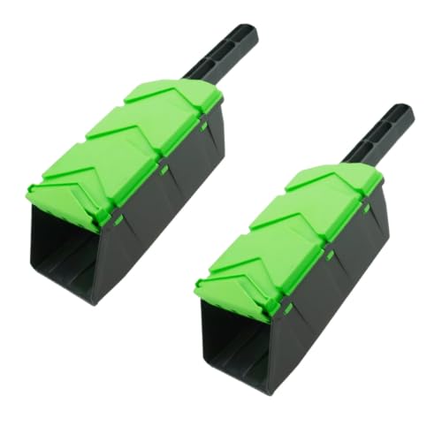 pokm toolsmarket - 2X Kleinstreuer Streuschaufel Streuer für Samen, Salz, Sand und Grütze, Salzschaufel, Gartenschaufel, Dosiersystem Dünger und Saatgut, Hergestellt in der EU