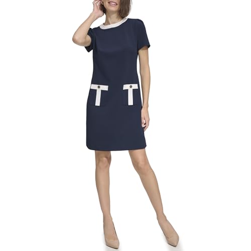 Tommy Hilfiger Women's Pocket Trim Shift Dress2