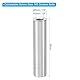 PATIKIL 12 Stück M3 Abstandshalter Aluminium Gewinde Distanzhülsen 3mm ID x 5mm OD x 26mm L Metall Abstandshülsen Schraubenständer Rund Drohnen Motherboard, Silber