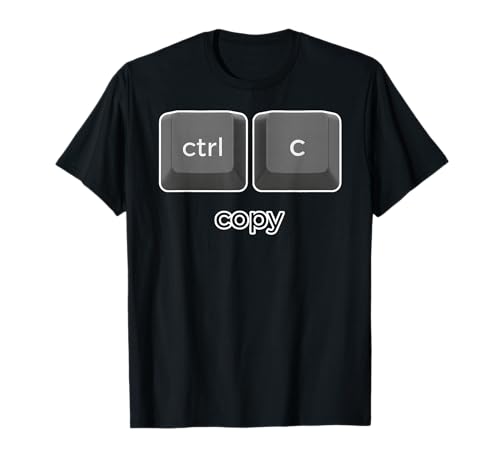 Ctrl C Coincidencia Familiar Copiar Pegar Padre Hijo Hija Camiseta