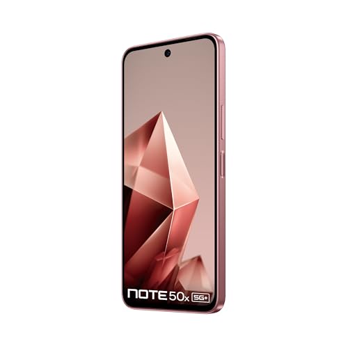 Image of Infinix Note 50x 5G+ (Sunset Spice Pink, 6GB RAM, 128GB Storage) | MediaTek D7300 Ultimate | 90FPS BGMI Gaming | 5500mAH Battery with 45W FastCharge | 650K+ AnTuTu | Infinix AI