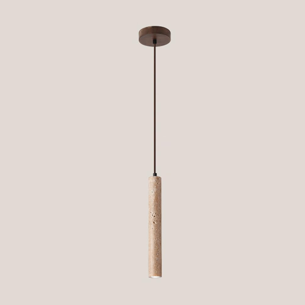 Lampe suspendue en marbre et cône LED pour un intérieur moderne et chic