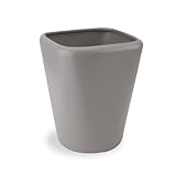 Umbra Kona Ceramic Waste Can, Putty